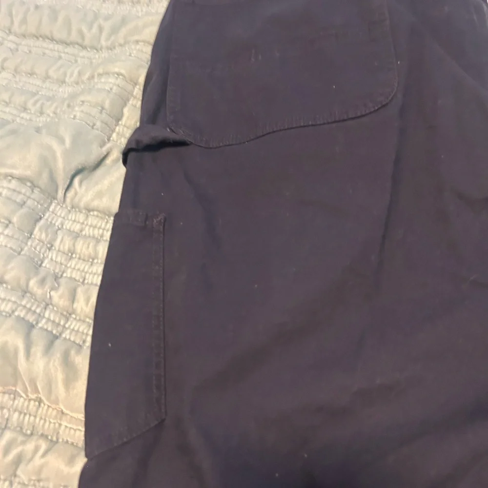 Carhartt Rugged Flex Canvas Work Pants | 26W | Navy